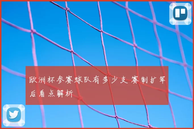 欧洲杯参赛球队有多少支 赛制扩军后看点解析