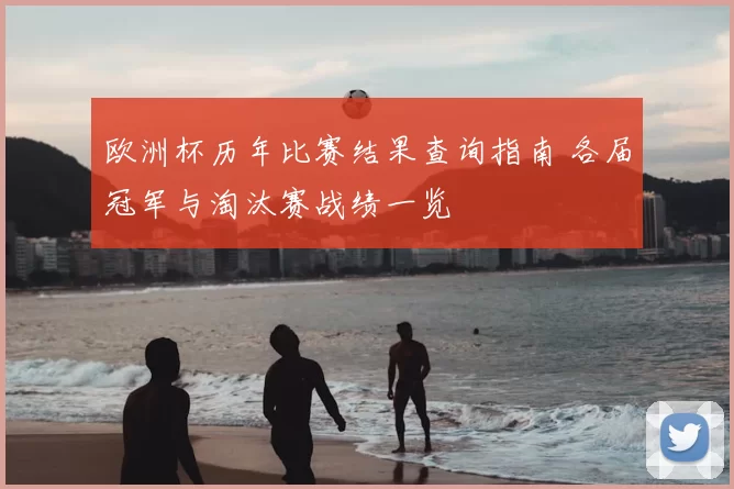 欧洲杯历年比赛结果查询指南 各届冠军与淘汰赛战绩一览